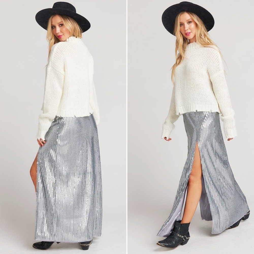 Mick Double Slit Skirt